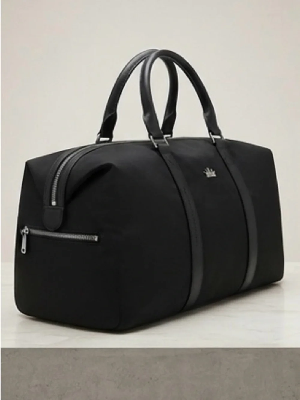D&G Crown Nylon Duffel Bag in Black